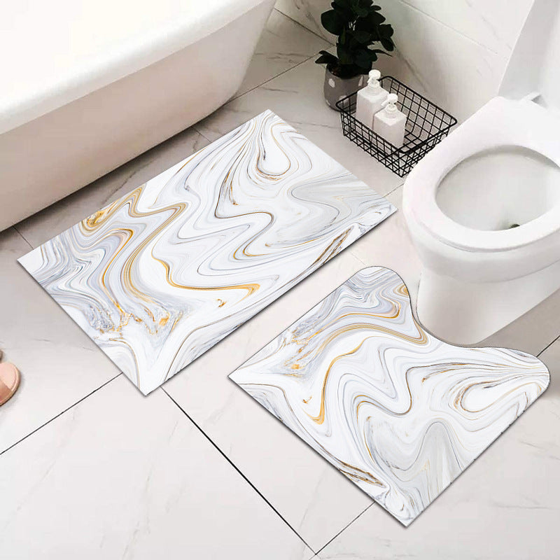 Weiches saugfähiges Badezimmermatte-Set