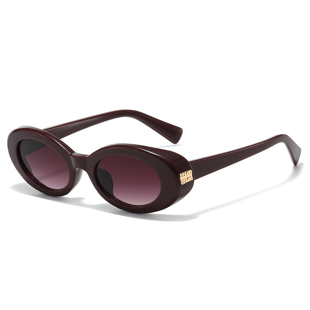 Statement Ovalrahmen-Sonnenbrille Karnz