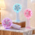 Damen Tragbarer Handventilator mit LED-Licht und USB-Anschluss Karnz