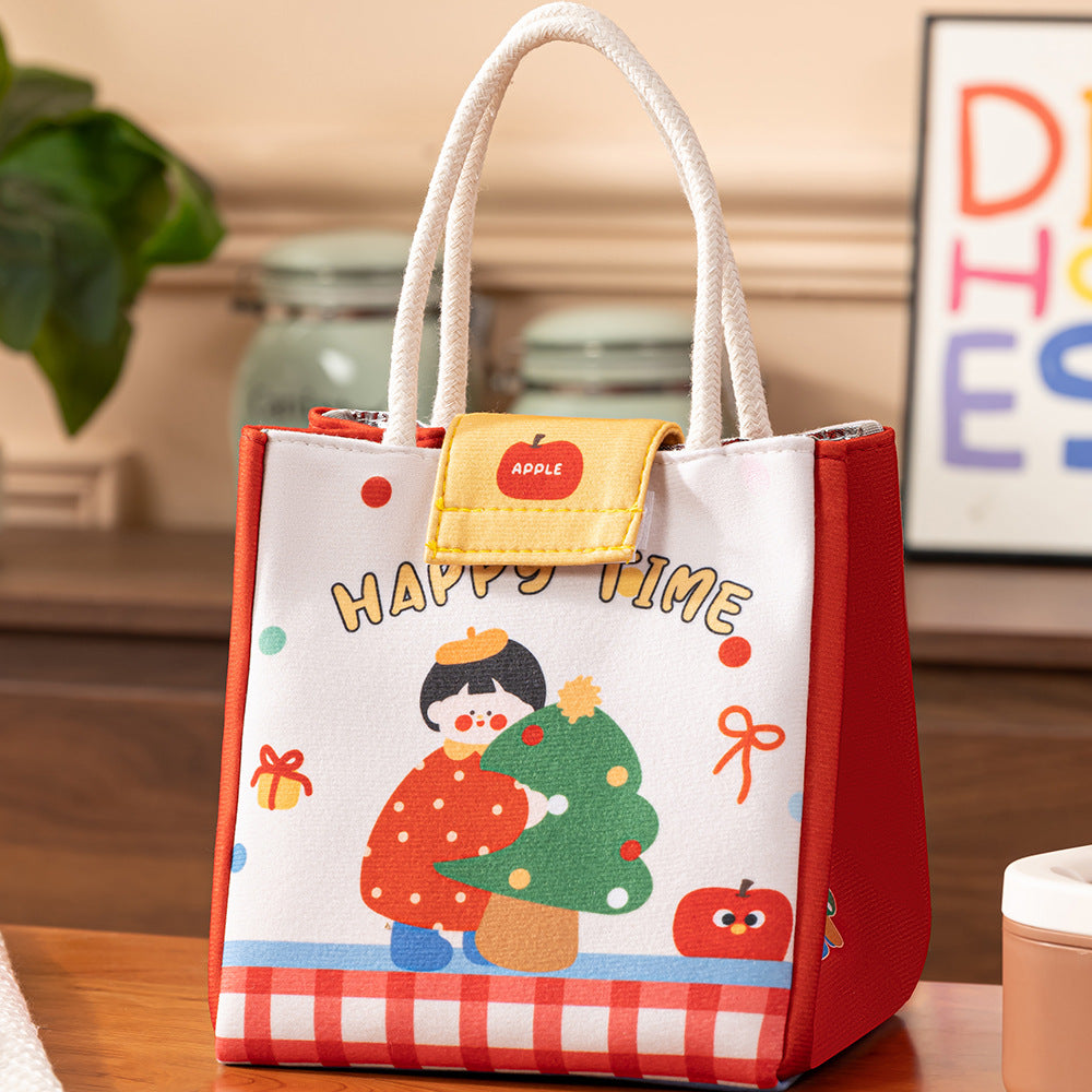 Süße Kaninchen-Themen-Isolierte Lunch-Tasche