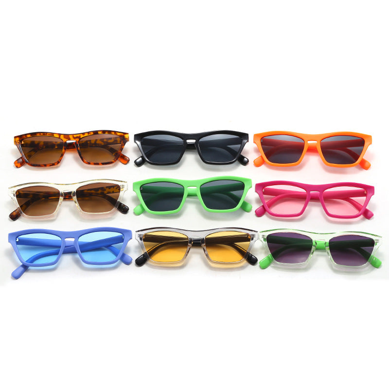 Damen modische Sonnenbrille im trendigen geometrischen Design Karnz