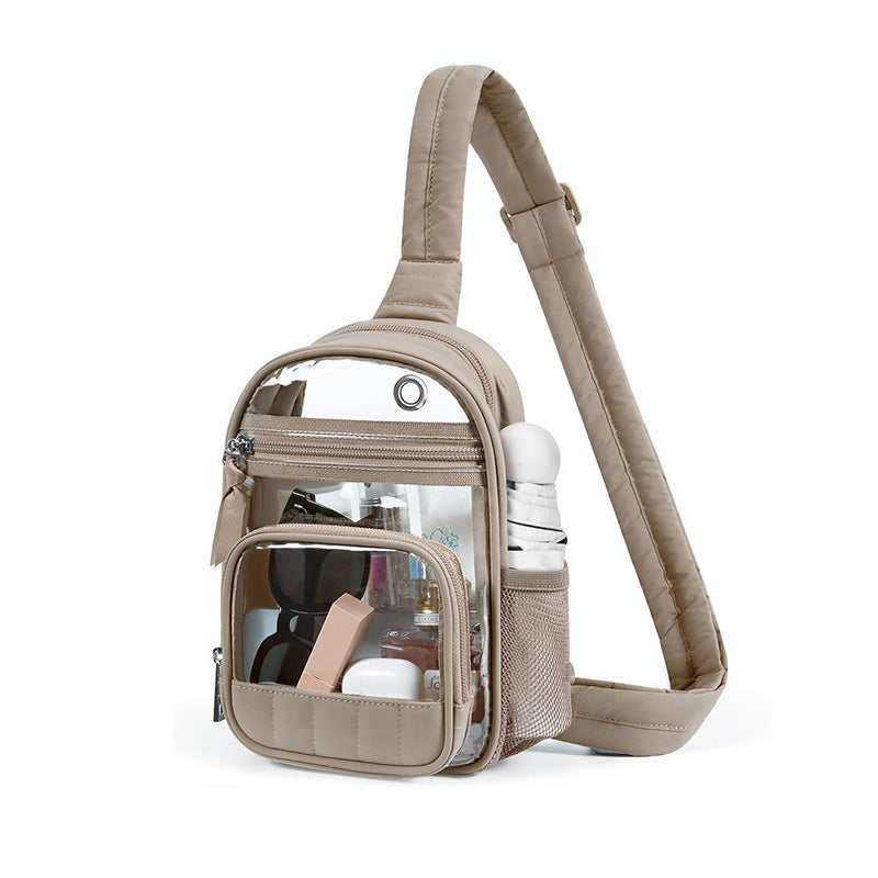 Multifunktionale Transparente Sling-Tasche Karnz