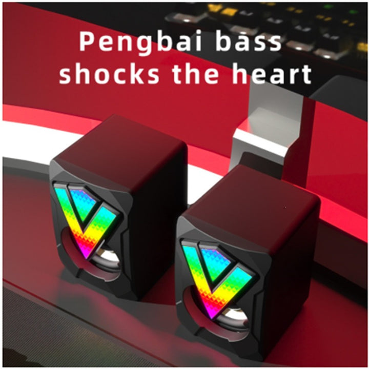 360-Grad RGB Desktop-Lautsprecher mit omnidirektionalem Sound Karnz