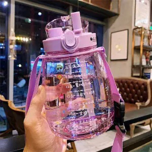 Damen multifunktionale Hygienetrinkflasche mit Tragegurt Karnz