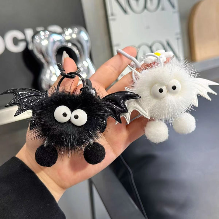 Plüsch Schlüsselanhänger mit Fledermaus-Motiv