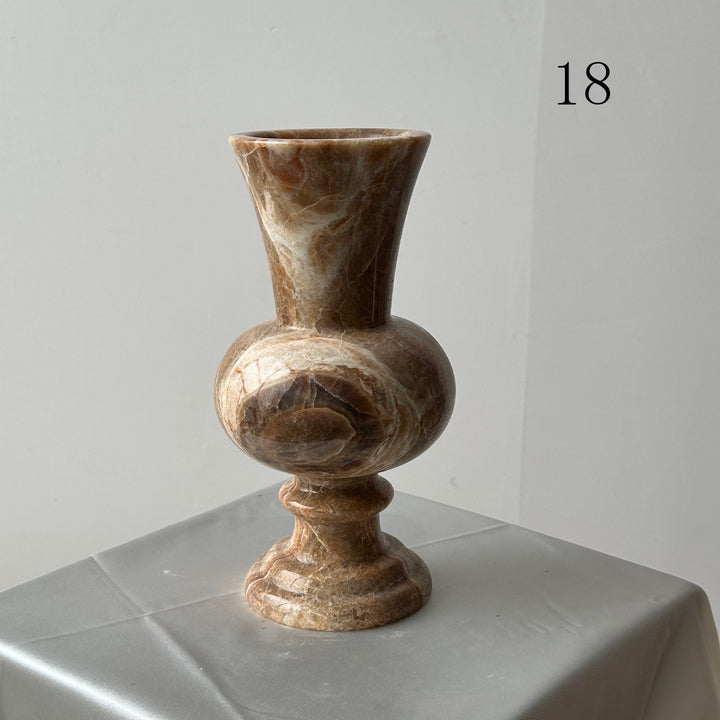 Elegante dekorative Marmorvase