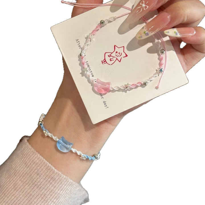 Verstellbares Katzen-Themen Charm-Armband Karnz