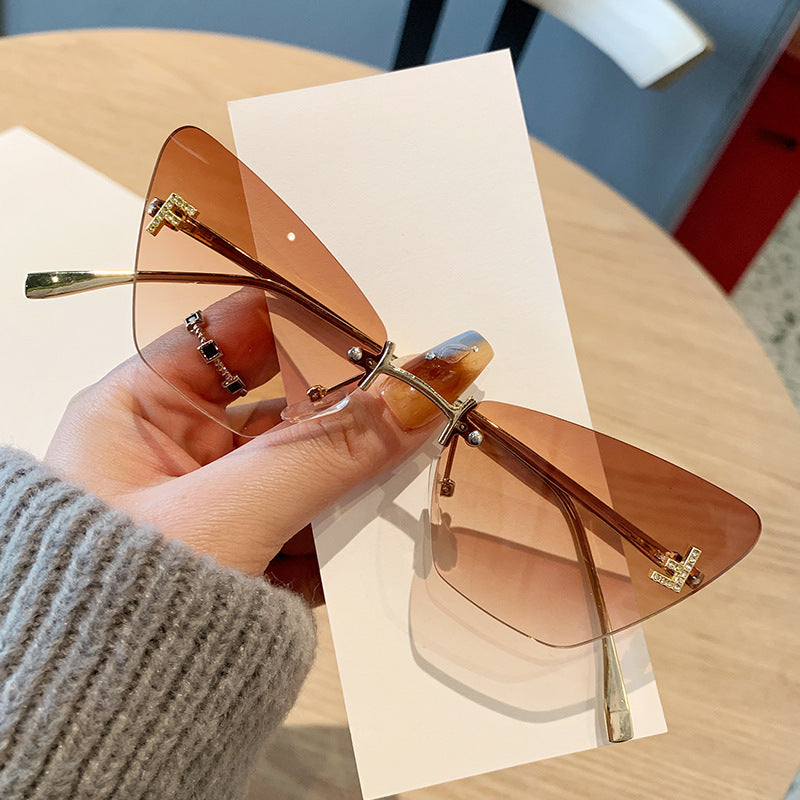 Damen Cat-Eye Sonnenbrille im modernem Design mit innovativem Rahmen Karnz