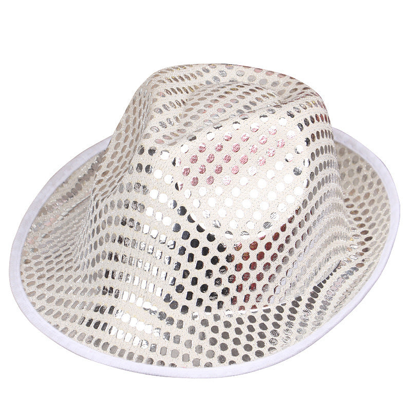 Schimmernder Party Fedora Hut