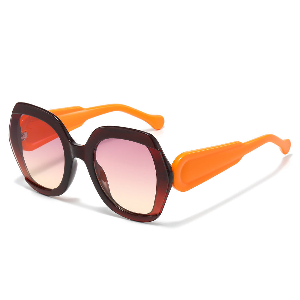 Modebewusste Übergroße Sonnenbrille Karnz