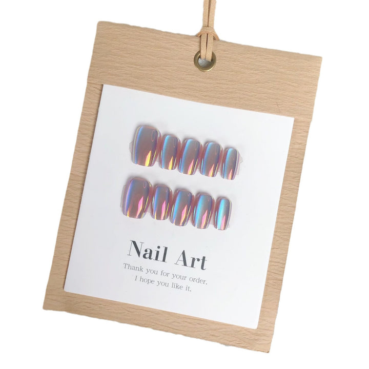 Glänzendes Gradient Press-On Nagelset