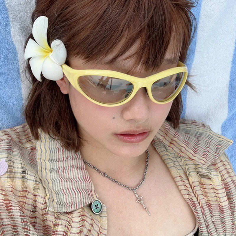 Damen sportliche Sonnenbrille mit polarisierenden Gläsern und ergonomischem Design Karnz