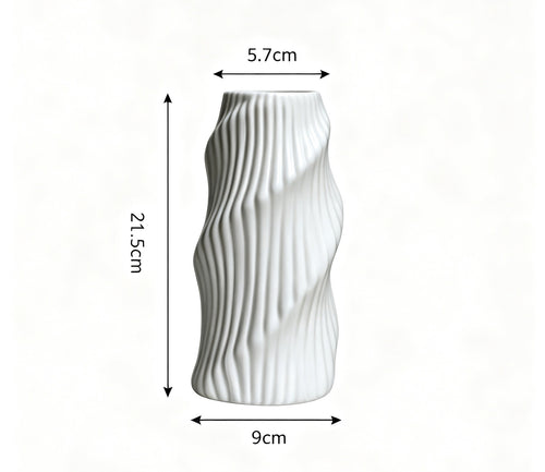 Abstract Textured Decorative Vase Karnz