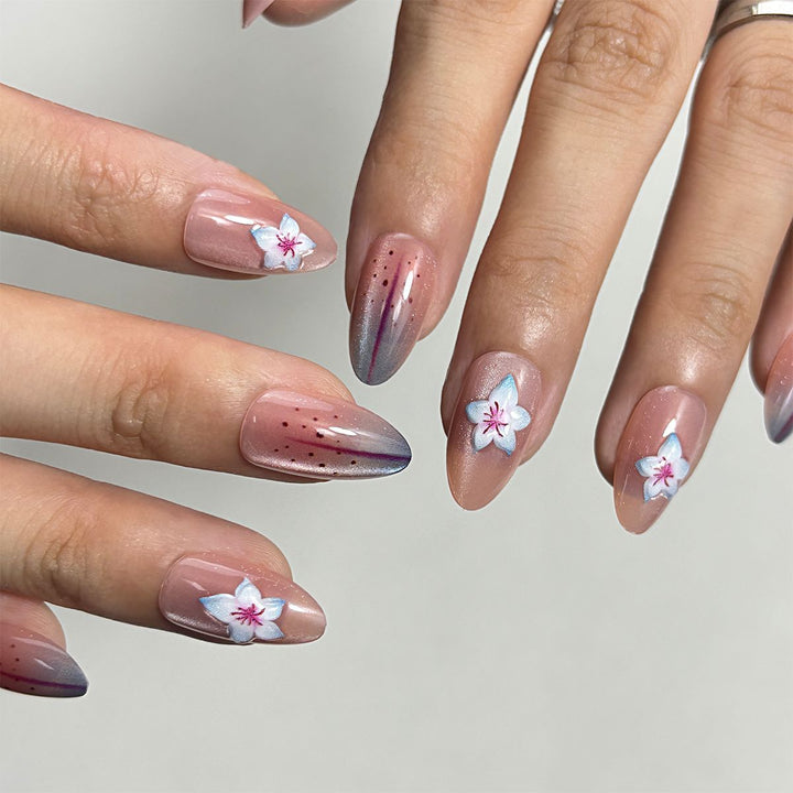 Künstlerisches Press-On-Nagelset mit All-Größen-Abdeckung Karnz