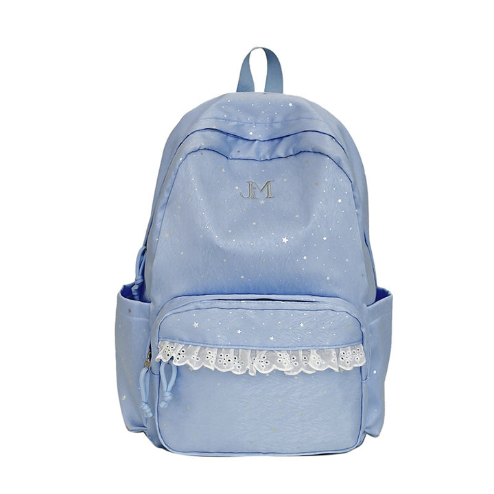 Stylische mit Sternen verzierte Rucksack