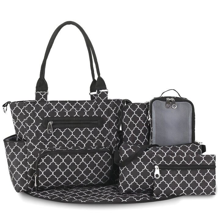 Stilvolle Wickeltasche-Set Karnz