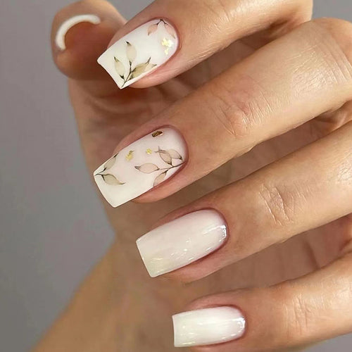Botanische Press-On Nagelkunst Karnz