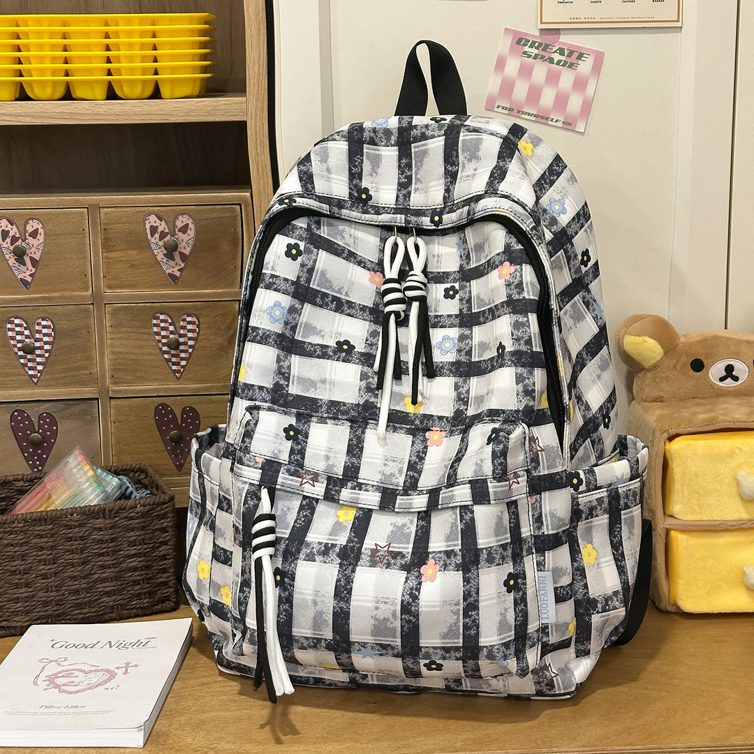 Blumenmuster Alltags-Rucksack Karnz