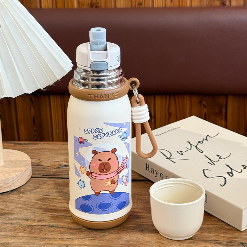 Damen Isolierte Trinkflasche mit Tiermotiv Karnz 1781628587