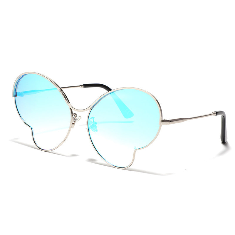 Damen extravagant designte Schmetterlingsbrille Karnz