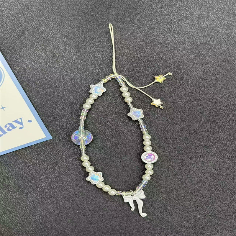 Verspielte Perlen Charm Brillenband Karnz