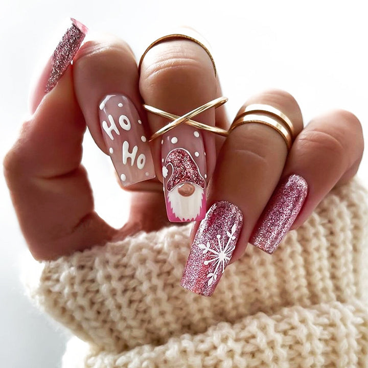 Festliche Themen Press-On Nagelkunst Set Karnz