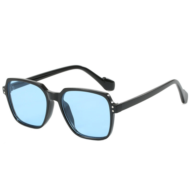 Damen modische Sonnenbrille mit kräftigen, rechteckigen Gläsern Karnz