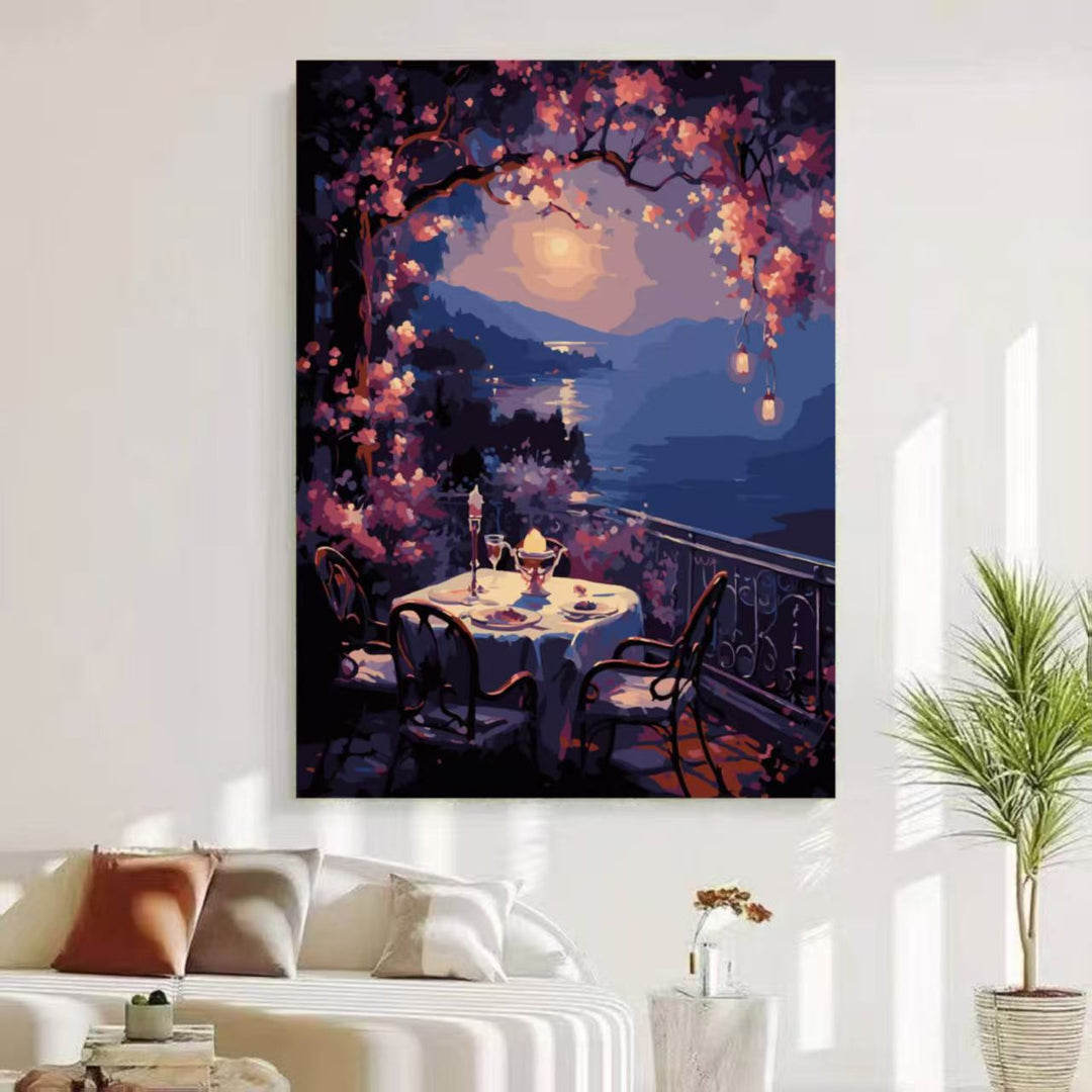 Scenic von Natur inspirierte Leinwandkunst Karnz