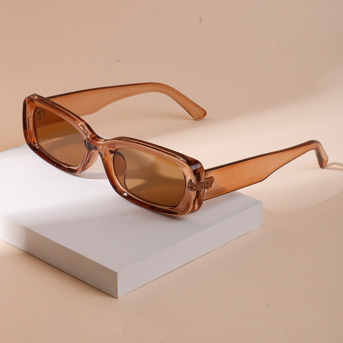 Damen modische Sonnenbrille im Retro-Stil mit breitem Rahmen Karnz