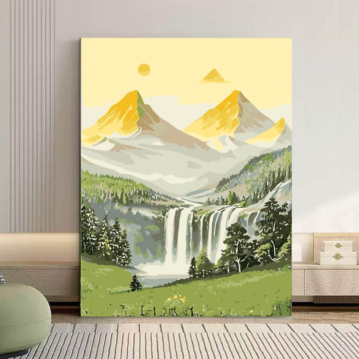 Szenische Berglandschaft Leinwand Kunst Karnz 1785768018