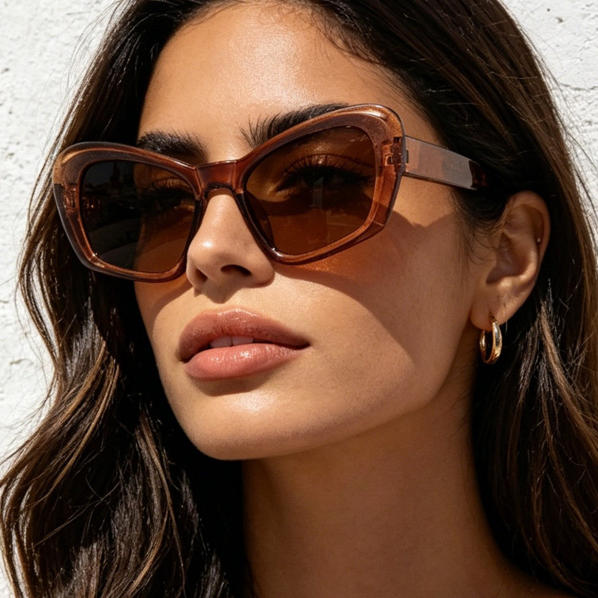 Damen Designer-Sonnenbrille im unverwechselbaren Retro-Stil Karnz