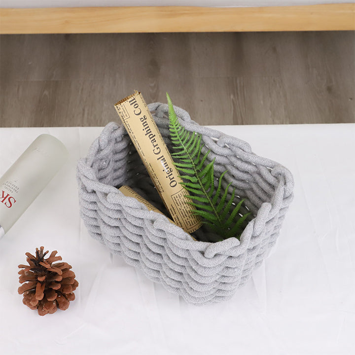 Weiches Strick-Aufbewahrungskorb-Set Karnz