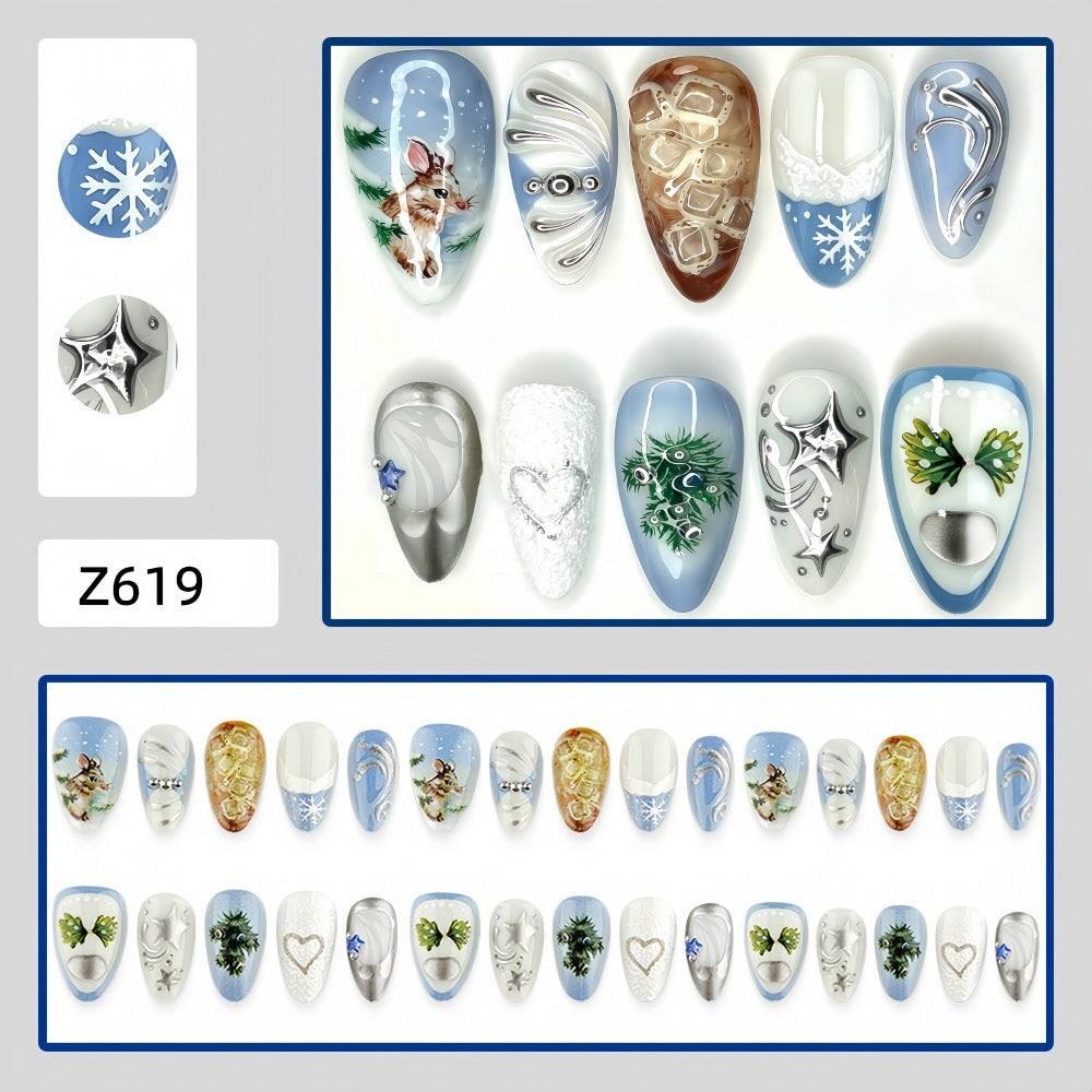 Kunstnägel Im Modernen Tribal-Design Karnz