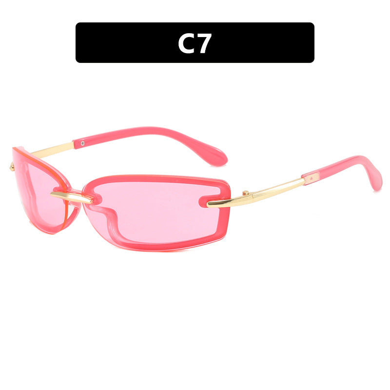 Damen modische Sonnenbrille mit hochmodernem Design und UV-Schutz Karnz