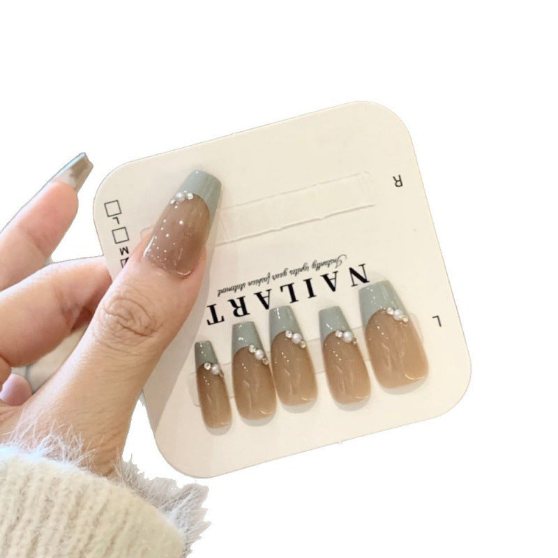 Kunstnägel Set mit Glitzer-Design Karnz