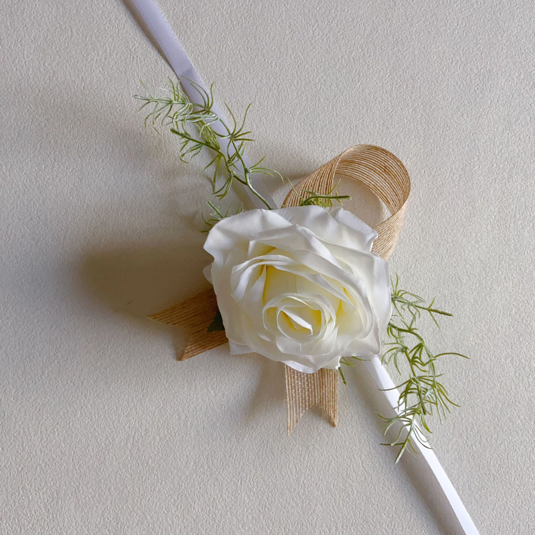 Elegante florale Haarschleife