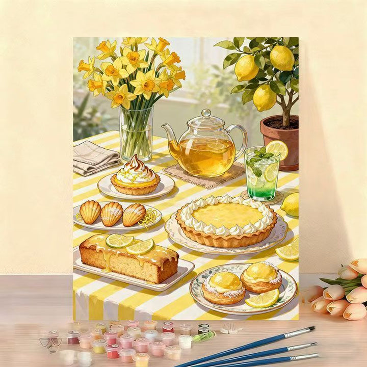 Gourmet Dessert Kunstleinwand Kit Karnz