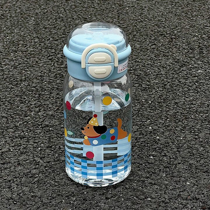 Damen kinderfreundliche Trinkflasche mit lustigem Hundemotiv Karnz
