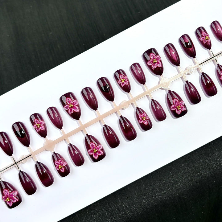 Blumen Press-On Nagelset