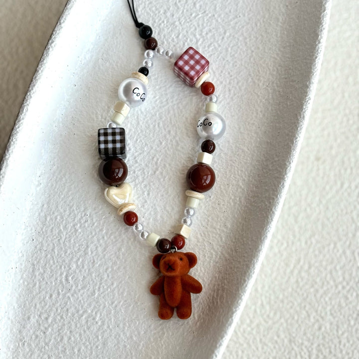 Dekorativer Perlen-Charm-Halskette Karnz 1790134836