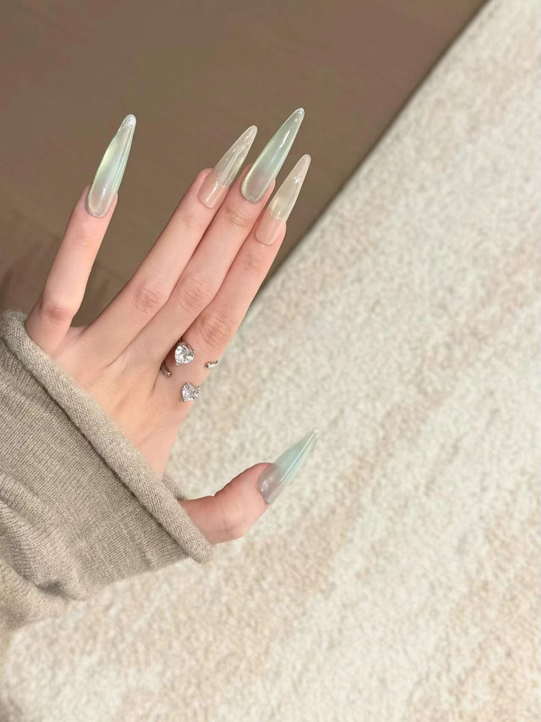 Stiletto Press-On Nagelverstärkungen