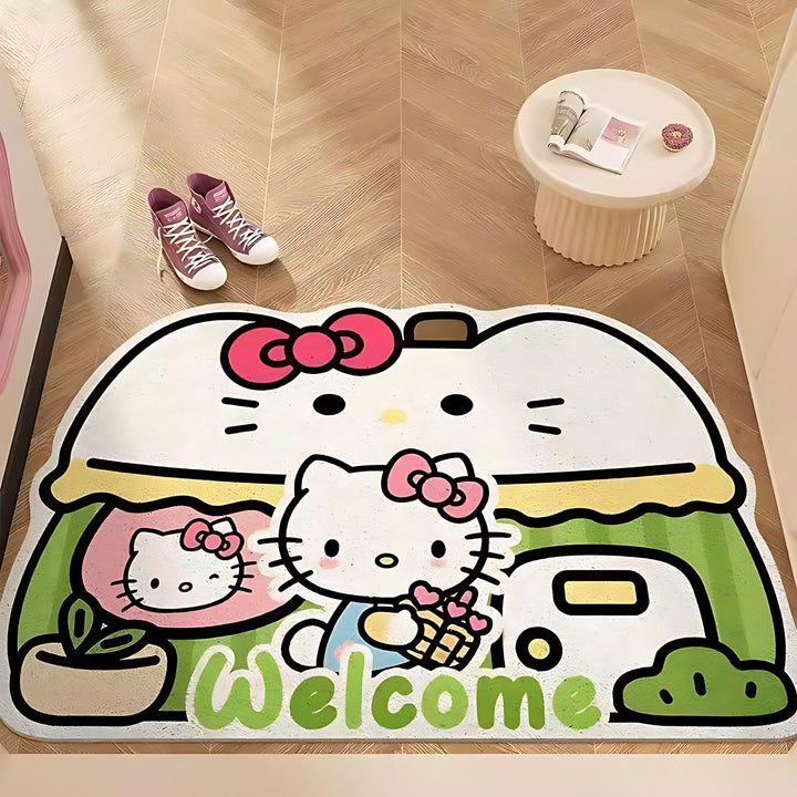 Dekorative Cartoon Willkommensmatte für Zuhause