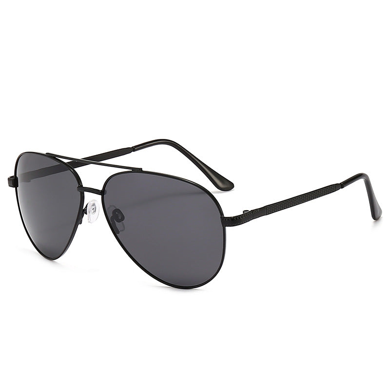 Herren elegante Retro-Pilotensonnenbrille Karnz