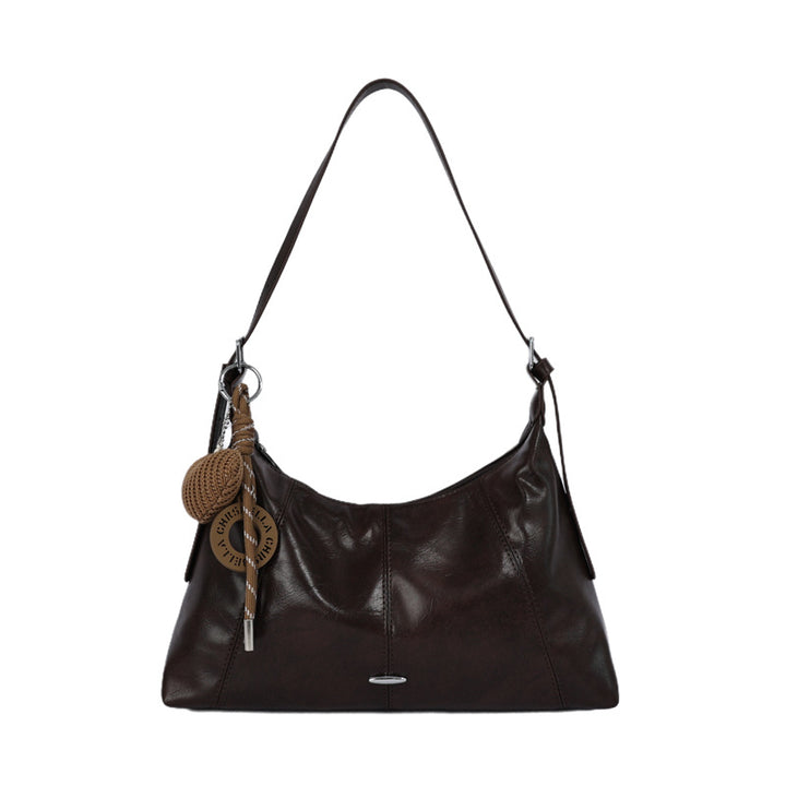 Luxuriöse weiche Leder Schultertasche Karnz