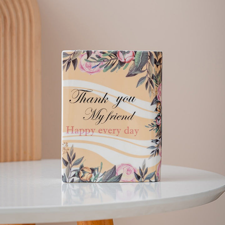 Dekorative Dankeschön Geschenkvase