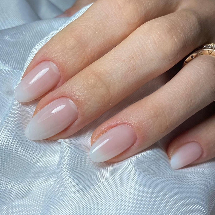 Elegante Ombre Aufklebenägel Karnz
