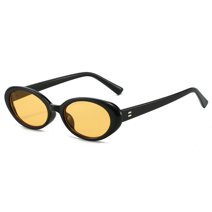 Klassische ovale Rahmen-Sonnenbrille Karnz