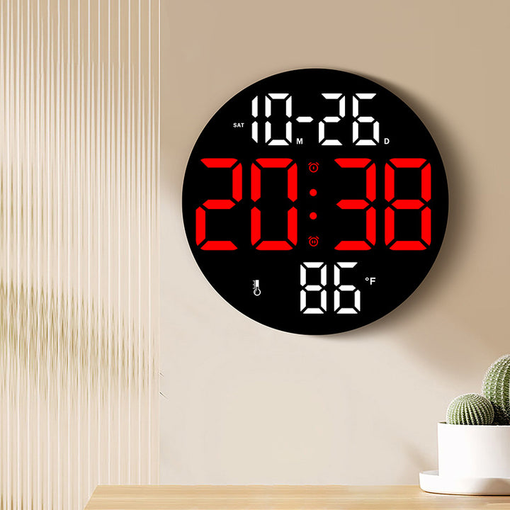 Digitaler Wandwecker mit Temperatur- und Hygrometerfunktion Karnz