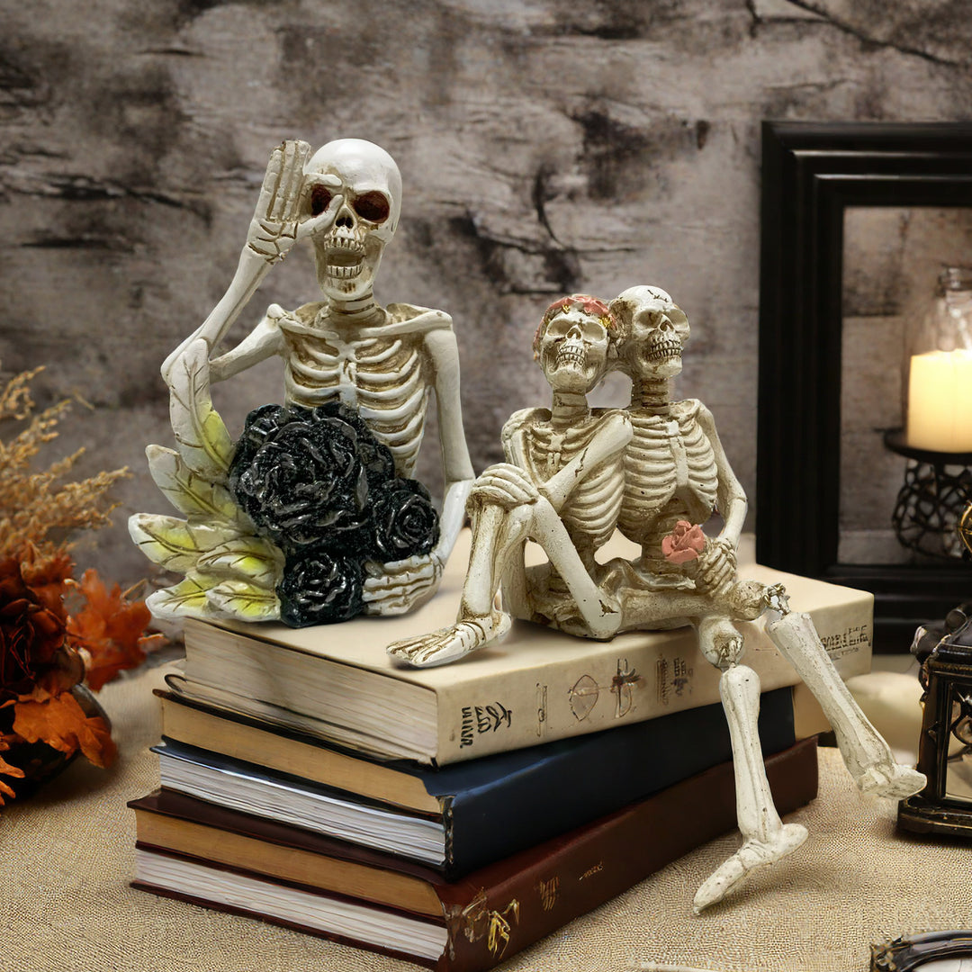 Romantische Skeletfigur Karnz