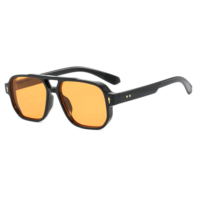 Damen modische quadratische Sonnenbrille mit luxuriösen Details Karnz